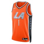 Maillot NBA Los Angeles Clippers James Harden Nike 2025-26 City Edition Orange Swingman - Homme